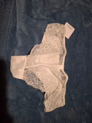 Completo intimo pizzo bianco