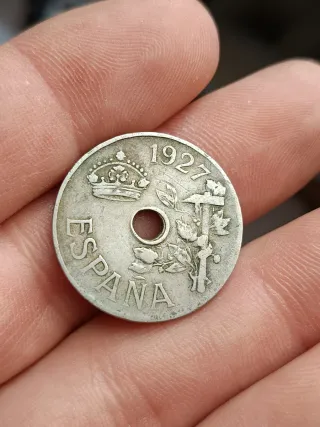 25 céntimos España 1927