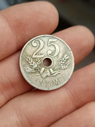 25 céntimos España 1927
