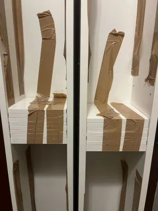 Estantería Ikea GNEDBY Blanca 202 cm