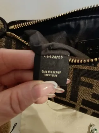 Borsa Fendi Zucca Marrone e Oro