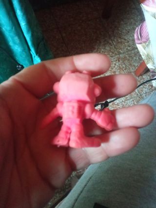 Vecchia gomma da cancellare a forma di scimmia