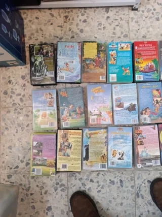 Lote Películas VHS Disney Animación