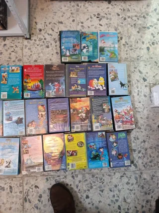 Lote Películas VHS Disney Animación