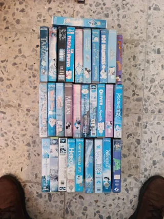 Lote Películas VHS Disney Animación