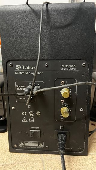 Altoparlanti PC Labtec Nero e Beige