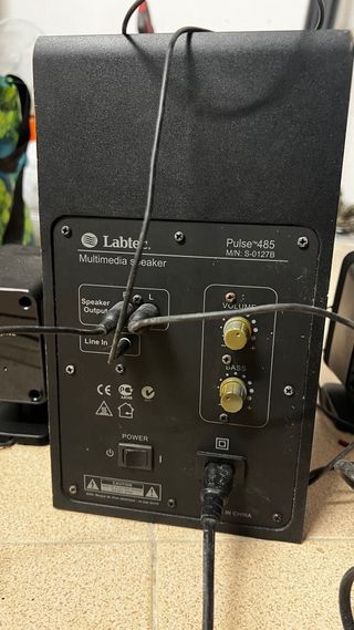 Altoparlanti PC Labtec Nero e Beige