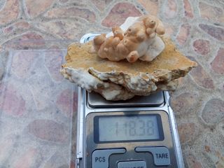 Calcita botroide su matrice collezionista