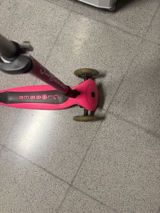 Patinete 3 ruedas rosa para niños