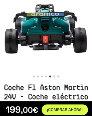 Auto Elettrica Aston Martin F1 24V