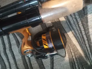 Conjunto cañas y cebadores feeder