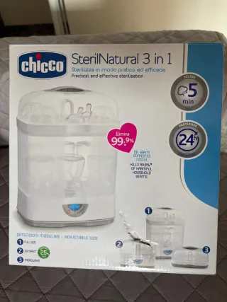 Esterilizador Chicco SterilNatural 3 en 1