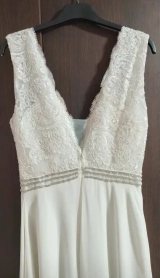 Vestido de Novia Blanco Encaje