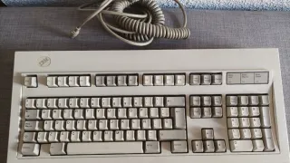 Teclado Mecánico PS2 IBM Beige