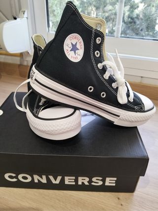 Zapatillas Converse All Star Negras Sin Uso