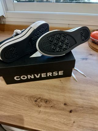 Zapatillas Converse All Star Negras Sin Uso