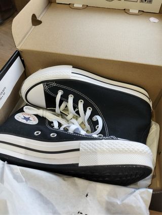 Zapatillas Converse All Star Negras Sin Uso
