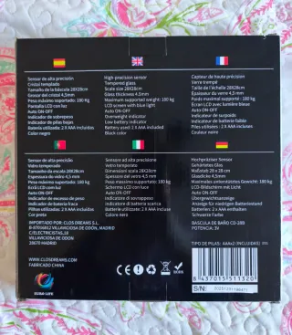 Báscula de Baño Digital Euro Life