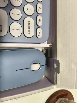 Teclado y Ratón Logitech Azul