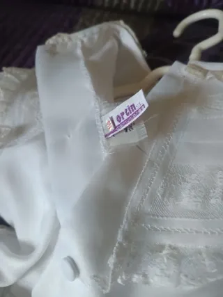 Vestido de comunión niña blanco