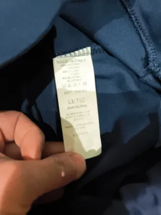 Pantalón ancho azul talla M