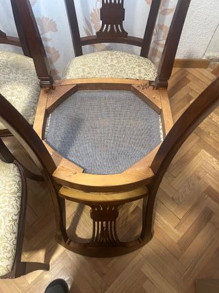 Juego 4 Sillas Comedor Clásicas Madera