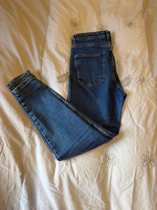 Pantalón vaquero azul Pull&Bear