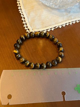 Pulsera Ojo de Tigre Elástica
