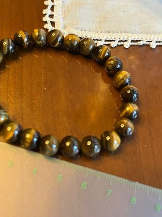 Pulsera Ojo de Tigre Elástica