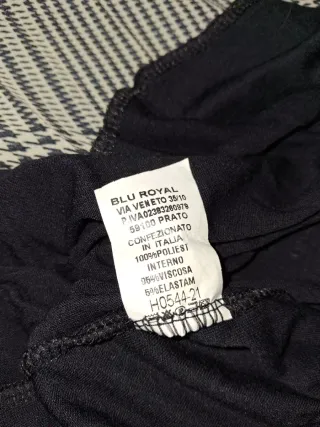 Vestito fantasia bianco e marrone scuro