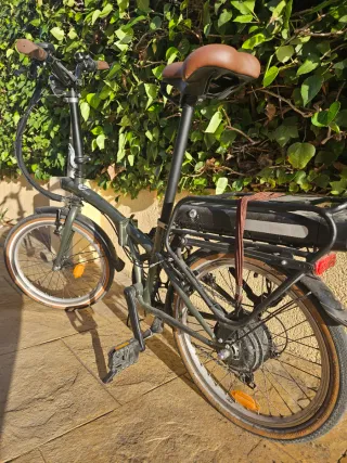 Bicicleta Eléctrica Btwin E Fold 500 Verde