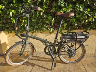 Bicicleta Eléctrica Btwin E Fold 500 Verde