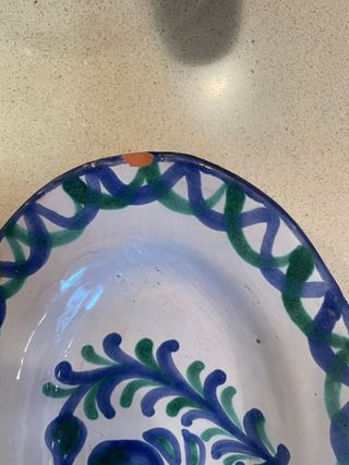 Lote 5 platos artesanos – Cerámica Los Arrayanes