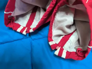 Pantalones Adidas Vintage Retro 90s Rojos