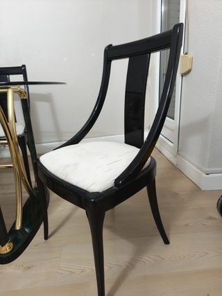 Mesa comedor de cristal