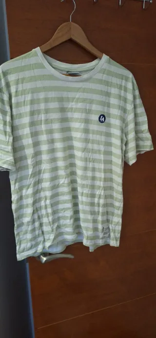 Camiseta Lefties Rayas Verdes Talla L