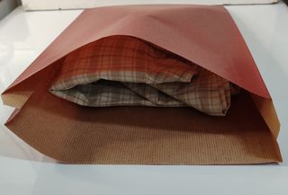 100 buste grandi in carta kraft (25 x 5 x 37 cm)