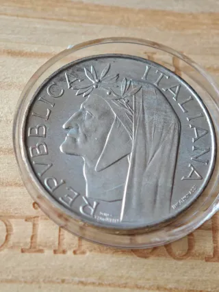 Moneda de Plata L. 500 - 1965