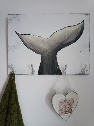 Perchero marinero Shabby chic