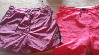 Bañadores niño rosa con anclas