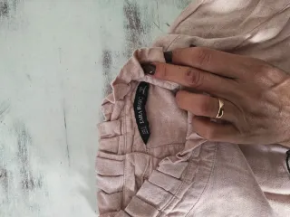 Camisa Zara Basic Rosa Talla S