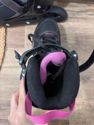 Patines en línea Oxelo Talla 39 Negro/Rosa