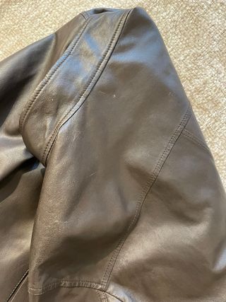 Chaqueta de cuero Purificación García