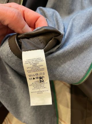 Chaqueta de cuero Purificación García