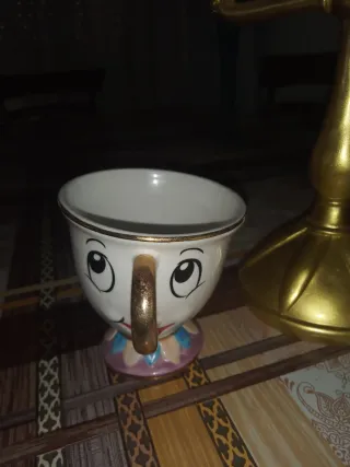 Lote Figuras Disney: Lumiere, Sra. Potts, Chip