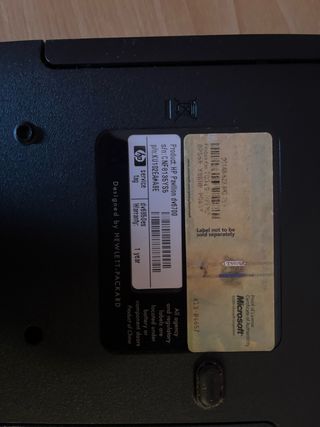 Portátil HP Plata y Negro