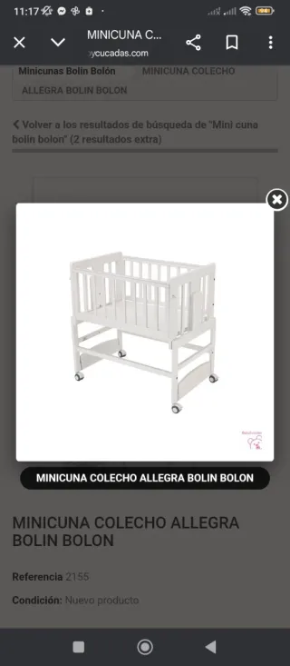 Minicuna Colecho Allegra Bolin Bolon