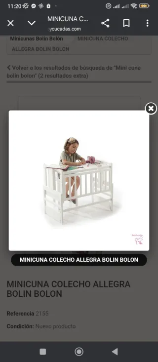 Minicuna Colecho Allegra Bolin Bolon