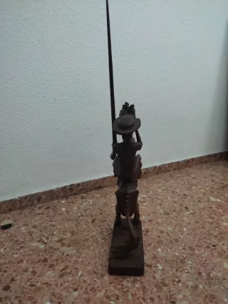 Figura madera Quijote