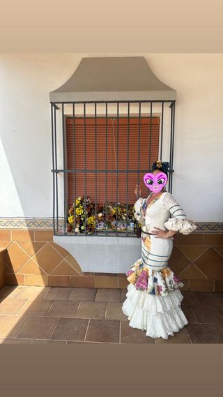 Vestido Flamenca Multicolor